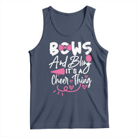 Bows And Bling Its A Cheer Thing Tank Top Cheerleading Gift - Wonder Print Shop