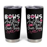 Bows And Bling Its A Cheer Thing Tumbler Cup Cheerleading Gift - Wonder Print Shop