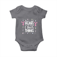 Bows And Bling Its A Cheer Thing Baby Onesie Cheer Mom And Cheerleader Gift - Wonder Print Shop