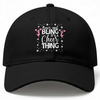 Bows And Bling Its A Cheer Thing Baseball Cap Cheer Mom And Cheerleader Gift