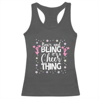 Bows And Bling Its A Cheer Thing Racerback Tank Top Cheer Mom And Cheerleader Gift - Wonder Print Shop