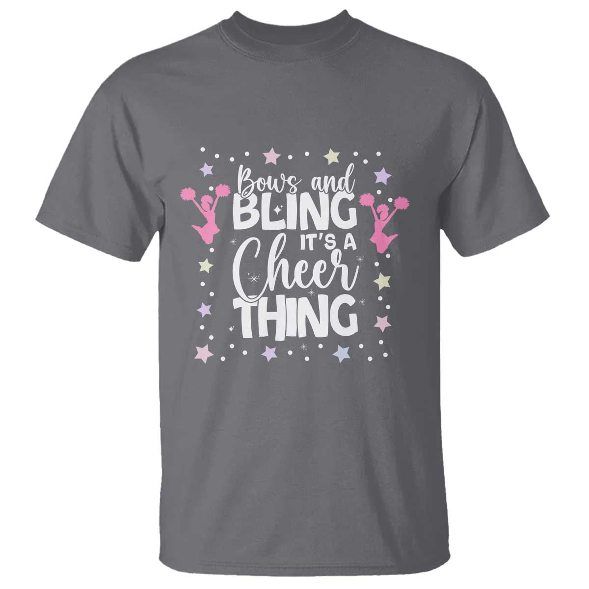 Bows And Bling Its A Cheer Thing T Shirt Cheer Mom And Cheerleader Gift - Wonder Print Shop