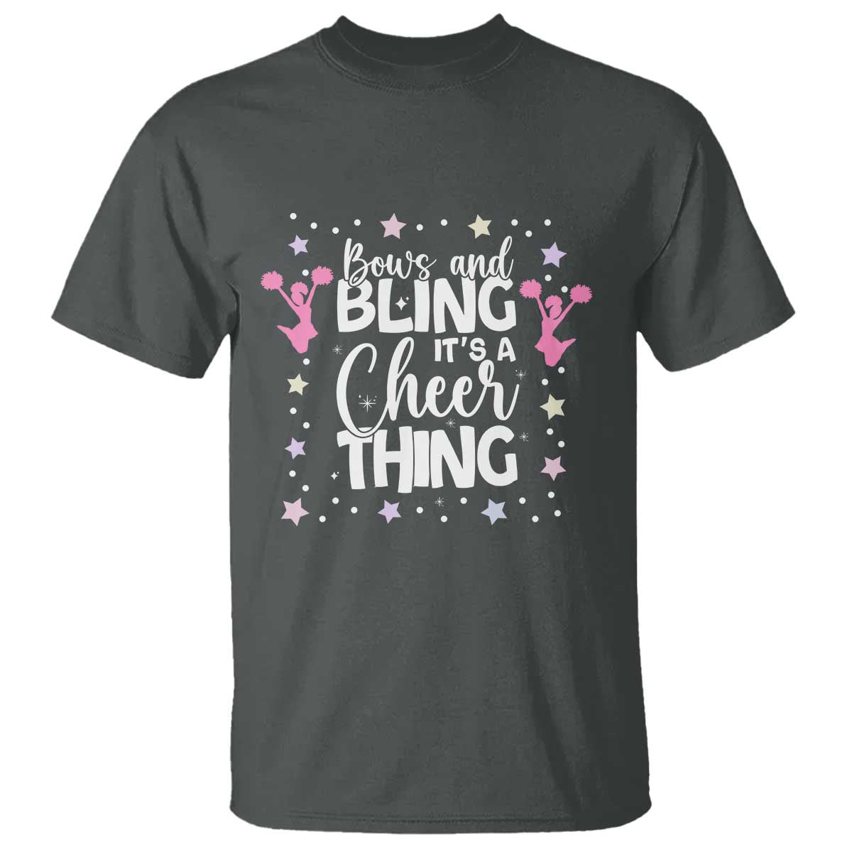 Bows And Bling Its A Cheer Thing T Shirt Cheer Mom And Cheerleader Gift - Wonder Print Shop