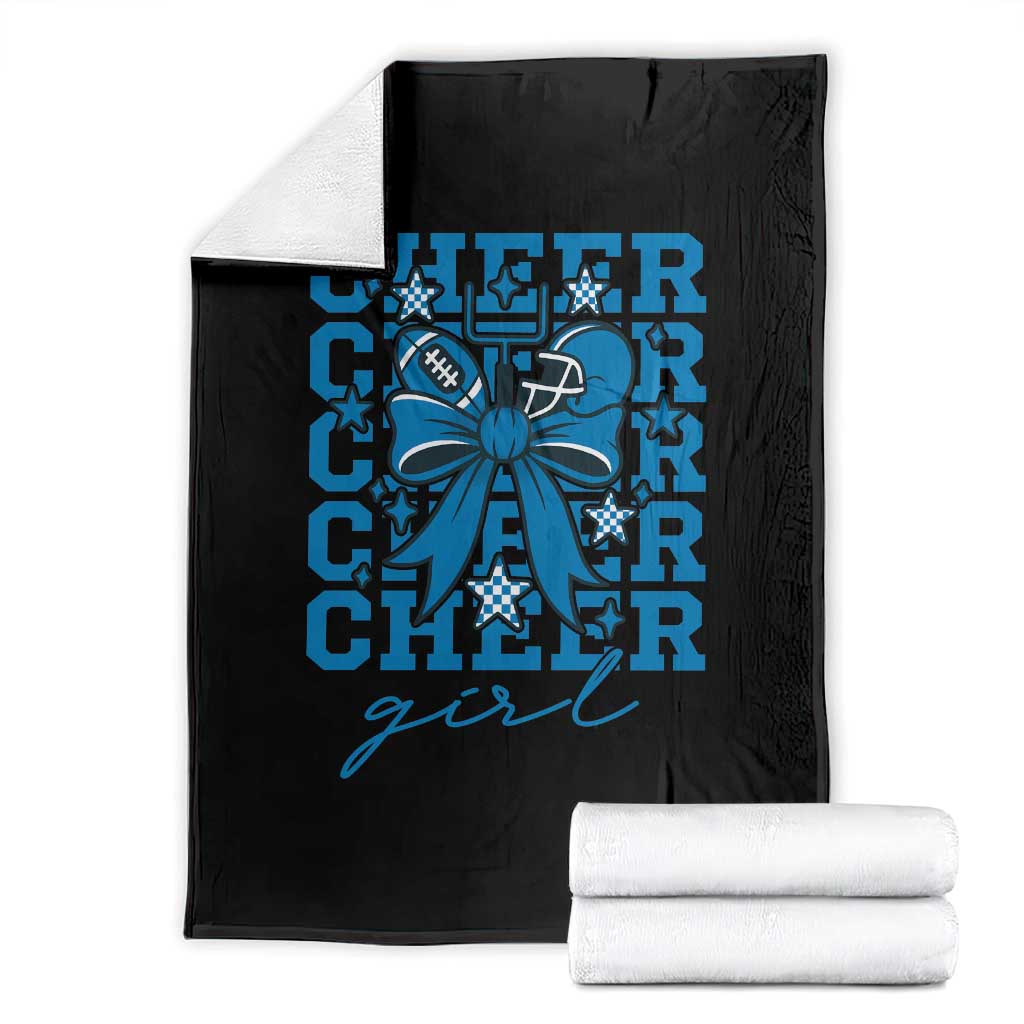 Proud Cheer Girl Throw Blanket Football Team Supporter Gift - Wonder Print Shop