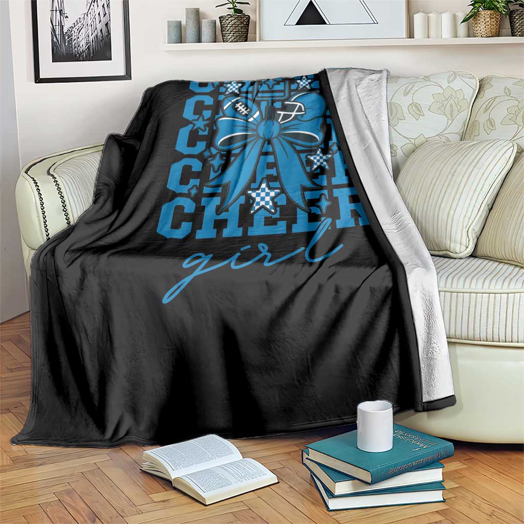Proud Cheer Girl Throw Blanket Football Team Supporter Gift - Wonder Print Shop