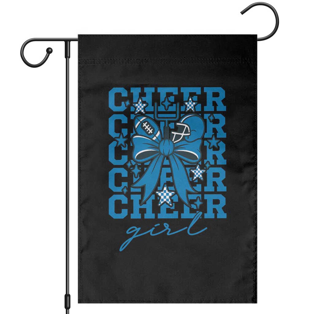 Proud Cheer Girl Garden Flag Football Team Supporter Gift - Wonder Print Shop