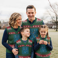 Proud Cheer Girl V-Neck Knit Sweater Vest Football Team Supporter Gift - Wonder Print Shop