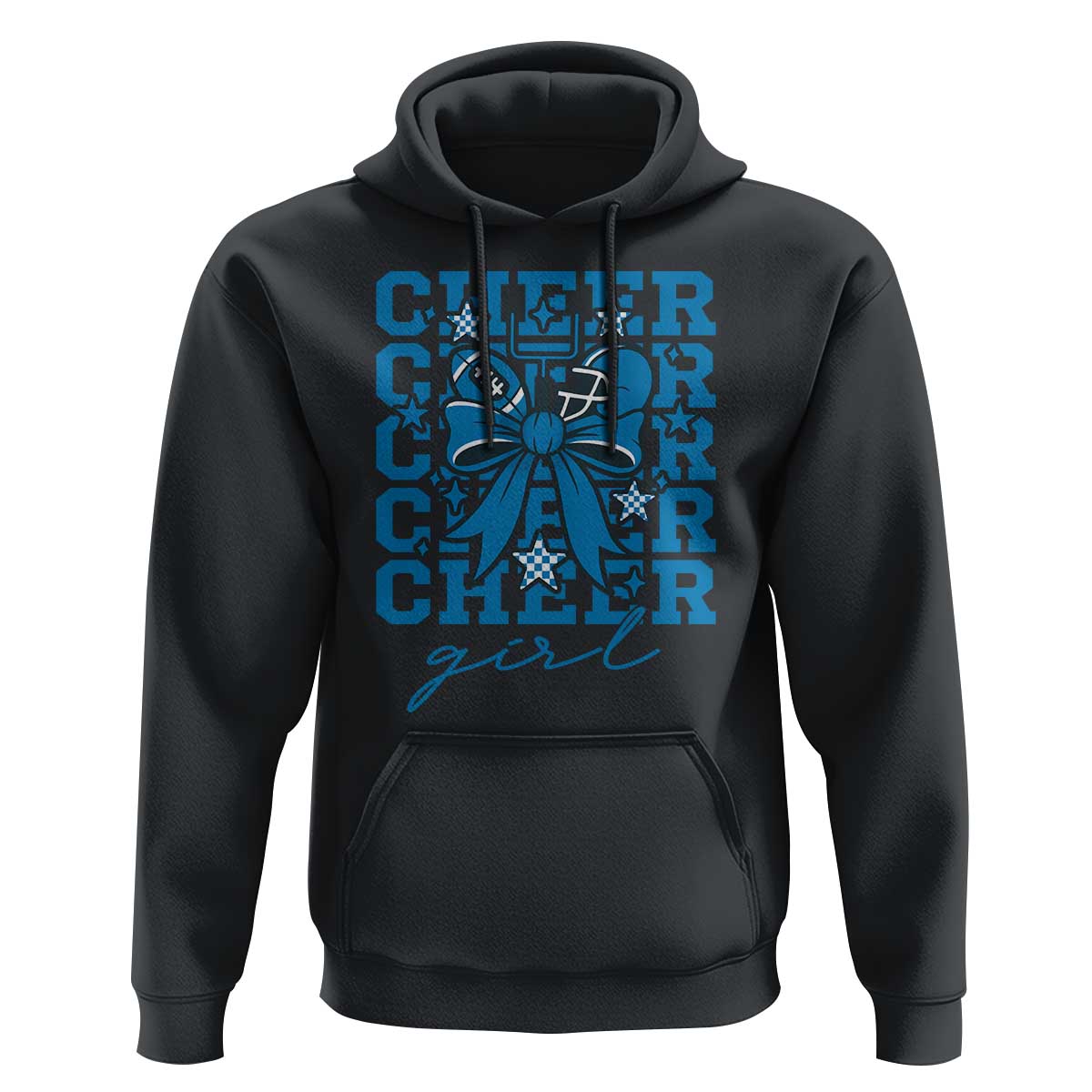 Proud Cheer Girl Hoodie Football Team Supporter Gift - Wonder Print Shop