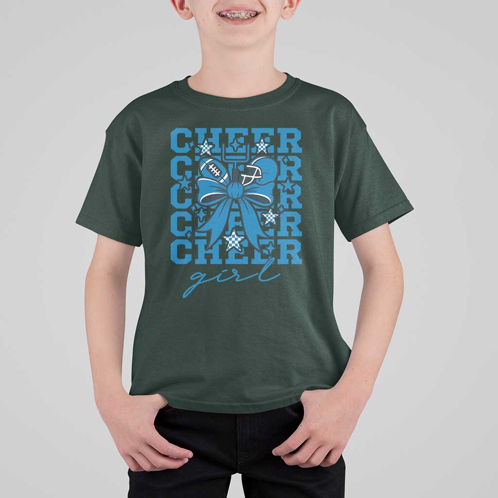 Proud Cheer Girl T Shirt For Kid Football Team Supporter Gift - Wonder Print Shop