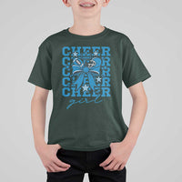 Proud Cheer Girl T Shirt For Kid Football Team Supporter Gift - Wonder Print Shop