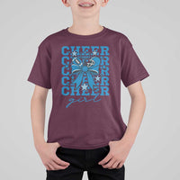 Proud Cheer Girl T Shirt For Kid Football Team Supporter Gift - Wonder Print Shop