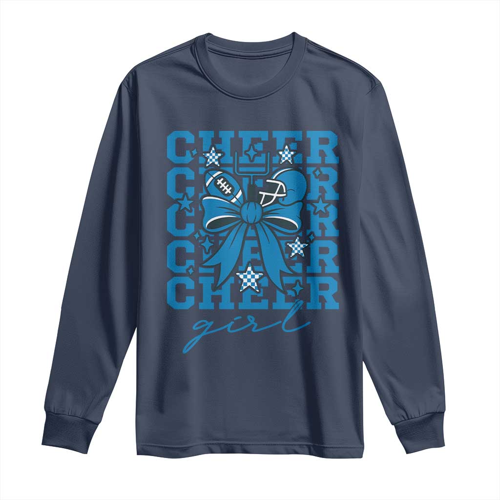 Proud Cheer Girl Long Sleeve Shirt Football Team Supporter Gift - Wonder Print Shop