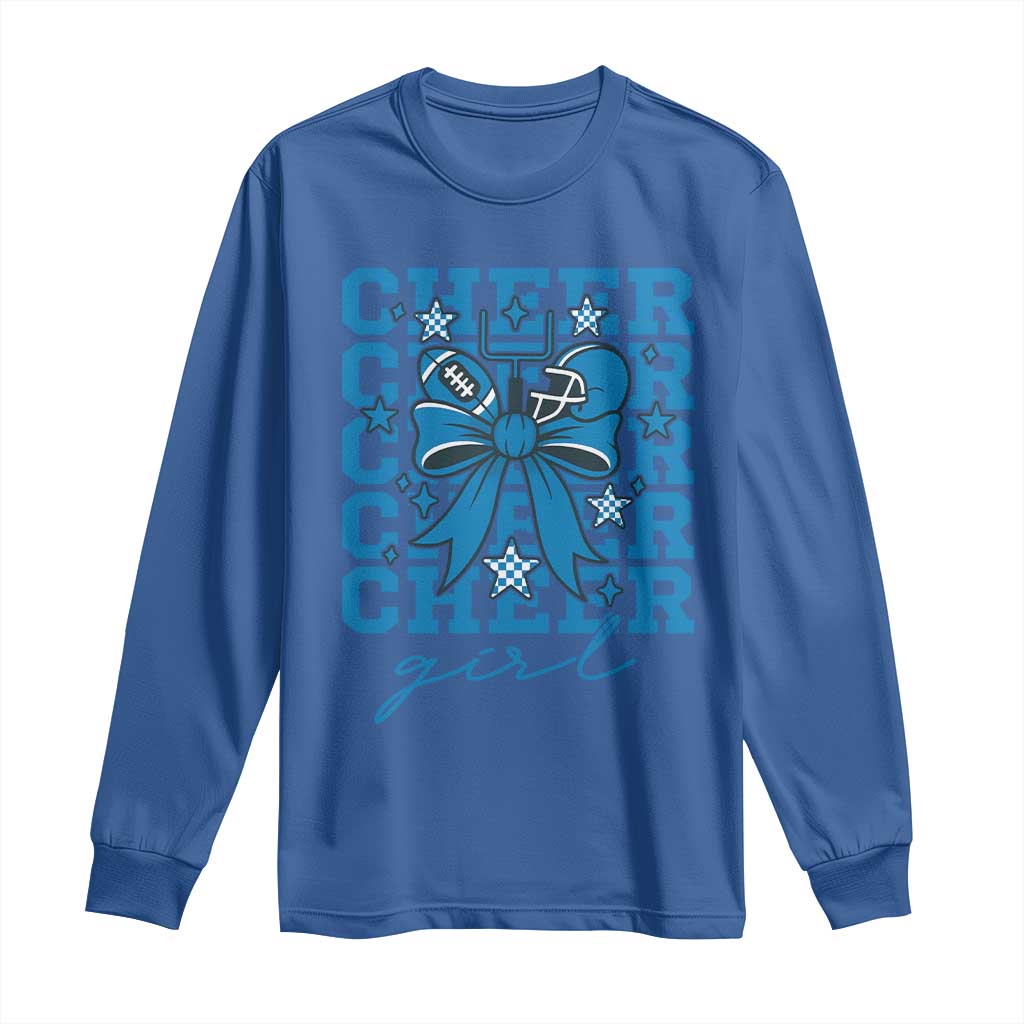 Proud Cheer Girl Long Sleeve Shirt Football Team Supporter Gift - Wonder Print Shop
