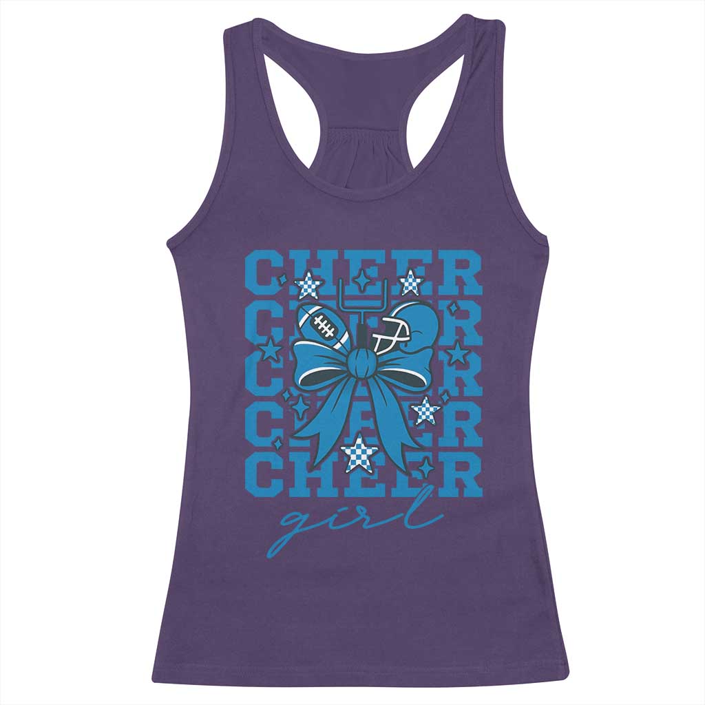 Proud Cheer Girl Racerback Tank Top Football Team Supporter Gift - Wonder Print Shop