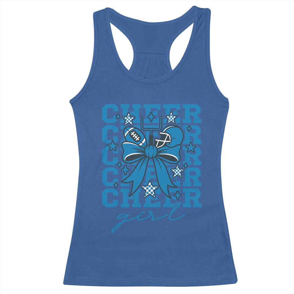 Proud Cheer Girl Racerback Tank Top Football Team Supporter Gift - Wonder Print Shop