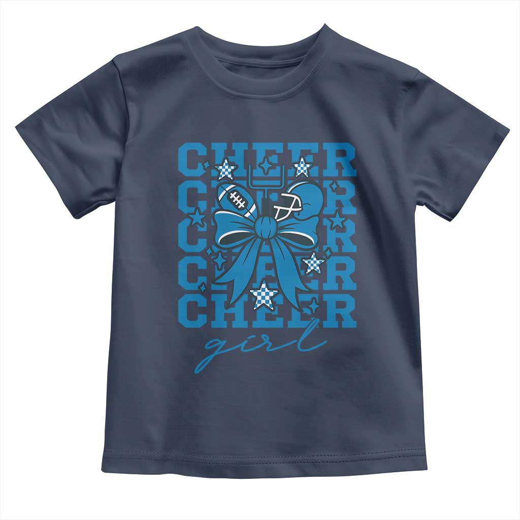 Proud Cheer Girl Toddler T Shirt Football Team Supporter Gift - Wonder Print Shop