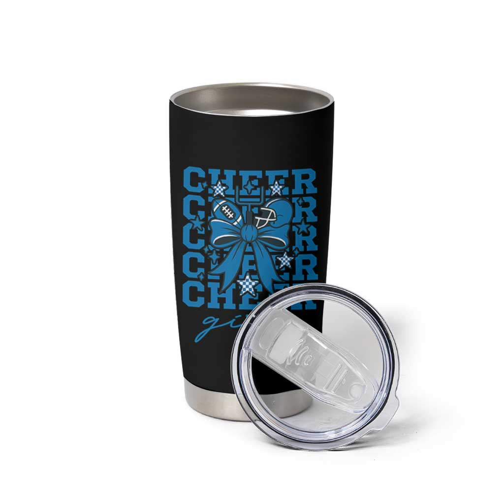 Proud Cheer Girl Tumbler Cup Football Team Supporter Gift - Wonder Print Shop