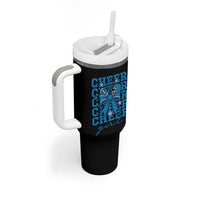 Proud Cheer Girl Tumbler With Handle Football Team Supporter Gift - Wonder Print Shop