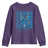 Proud Cheer Girl Youth Sweatshirt Football Team Supporter Gift - Wonder Print Shop