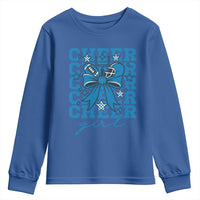 Proud Cheer Girl Youth Sweatshirt Football Team Supporter Gift - Wonder Print Shop