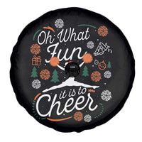 Oh What Fun It Is To Cheer Spare Tire Cover Funny Christmas Cheerleading Gift - Wonder Print Shop