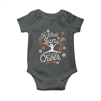 Oh What Fun It Is To Cheer Baby Onesie Funny Christmas Cheerleading Gift - Wonder Print Shop