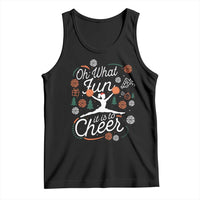Oh What Fun It Is To Cheer Tank Top Funny Christmas Cheerleading Gift - Wonder Print Shop