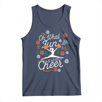 Oh What Fun It Is To Cheer Tank Top Funny Christmas Cheerleading Gift - Wonder Print Shop