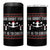 Ugly Christmas Cheerleading 4 in 1 Can Cooler Tumbler Oh What Fun It Is To Cheer Gift - Wonder Print Shop