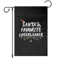 Santa Favorite Cheerleader Garden Flag Christmas Cheerleading Gift - Wonder Print Shop