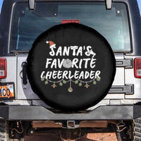 Santa Favorite Cheerleader Spare Tire Cover Christmas Cheerleading Gift - Wonder Print Shop