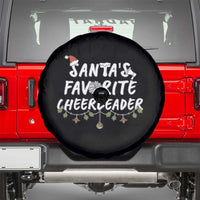Santa Favorite Cheerleader Spare Tire Cover Christmas Cheerleading Gift - Wonder Print Shop