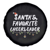 Santa Favorite Cheerleader Spare Tire Cover Christmas Cheerleading Gift - Wonder Print Shop