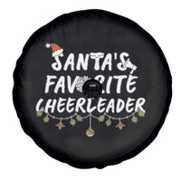 Santa Favorite Cheerleader Spare Tire Cover Christmas Cheerleading Gift - Wonder Print Shop