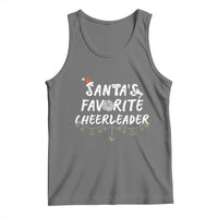 Santa Favorite Cheerleader Tank Top Christmas Cheerleading Gift - Wonder Print Shop
