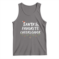 Santa Favorite Cheerleader Tank Top Christmas Cheerleading Gift - Wonder Print Shop
