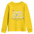 Santa Favorite Cheerleader Youth Sweatshirt Christmas Cheerleading Gift - Wonder Print Shop