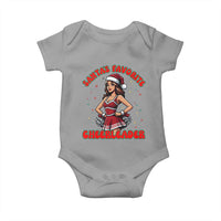 Santa Favorite Cheerleader Baby Onesie Funny Christmas Cheer Gift - Wonder Print Shop