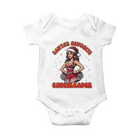 Santa Favorite Cheerleader Baby Onesie Funny Christmas Cheer Gift - Wonder Print Shop