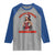 Santa Favorite Cheerleader Raglan Shirt Funny Christmas Cheer Gift - Wonder Print Shop