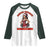 Santa Favorite Cheerleader Raglan Shirt Funny Christmas Cheer Gift - Wonder Print Shop