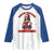 Santa Favorite Cheerleader Raglan Shirt Funny Christmas Cheer Gift - Wonder Print Shop