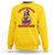 Santa Favorite Cheerleader Sweatshirt Funny Christmas Cheer Gift - Wonder Print Shop