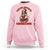 Santa Favorite Cheerleader Sweatshirt Funny Christmas Cheer Gift - Wonder Print Shop