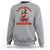 Santa Favorite Cheerleader Sweatshirt Funny Christmas Cheer Gift - Wonder Print Shop