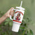 Santa Favorite Cheerleader Tumbler With Handle Funny Christmas Cheer Gift - Wonder Print Shop