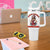 Santa Favorite Cheerleader Tumbler With Handle Funny Christmas Cheer Gift - Wonder Print Shop