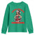 Santa Favorite Cheerleader Youth Sweatshirt Funny Christmas Cheer Gift - Wonder Print Shop