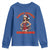 Santa Favorite Cheerleader Youth Sweatshirt Funny Christmas Cheer Gift - Wonder Print Shop