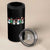 Funny Christmas Cheer Gift 4 in 1 Can Cooler Tumbler Santa Snowman Cheerleaders - Wonder Print Shop